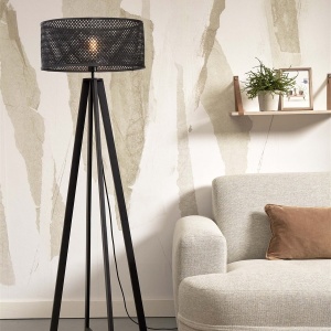 Lampadar eco din bambus Java 4-legs bl/50x22, bl 64609 universul-luminii.ro