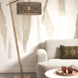 Lampadar eco din bambus Java L nat/50x22, bl/nat 182079 universul-luminii.ro