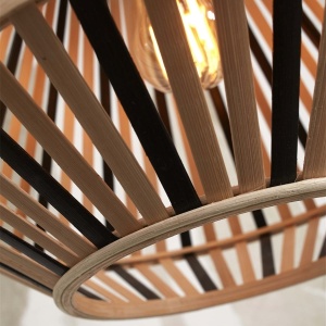 Lampadar eco din bambus Merapi S nat/diamond, bl/nat 213389 universul-luminii.ro
