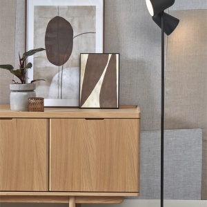 Lampadar, Lampa de podea cu doua spoturi directionabile Salamanca negru 100159 universul-luminii.ro
