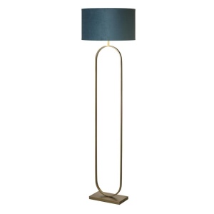 Lampadar/Lampa de podea decorativa Modish bronz/teal