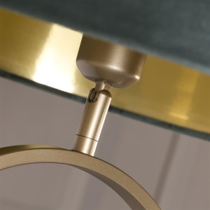 Lampadar/Lampa de podea decorativa Modish bronz/verde - Img 4