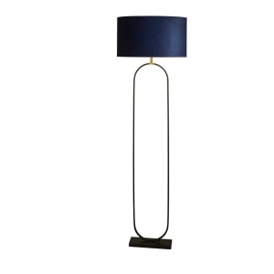 Lampadar/Lampa de podea decorativa Modish negru/navy