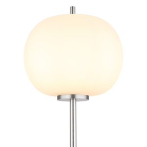 Lampadar, lampa de podea design modern Blacky I nichel 135369 universul-luminii.ro
