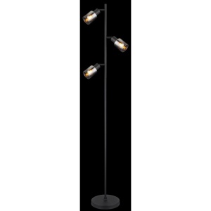 Lampadar, lampa de podea design modern Hubertus negru 134909 universul-luminii.ro
