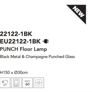 Lampadar, Lampa de podea design modern minimalist Punch 136939 universul-luminii.ro
