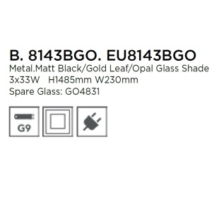 Lampadar, Lampa de podea design modern Orbital EU8143BGO SRT 87219 universul-luminii.ro