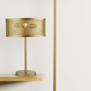Lampadar / Lampa de podea design retro Fishnet auriu EU2832-2GO SRT 73159 universul-luminii.ro