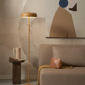 Lampadar/Lampa de podea din metal Porto mustar 141649 universul-luminii.ro