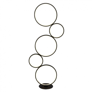 Lampadar / Lampa de podea LED design circular modern Cirque EU25771-5BK SRT