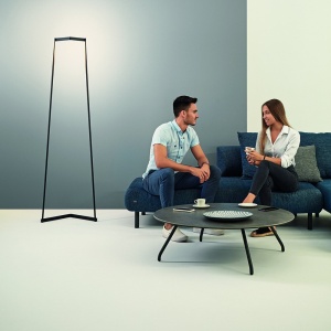Lampadar/Lampa de podea LED design modern MINIMAL 20W gold - Img 2
