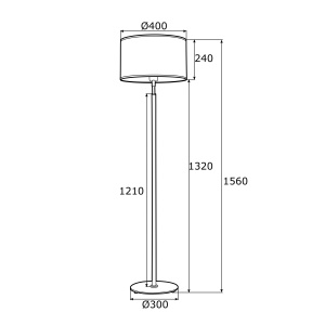 Lampadar / Lampa de podea moderna design elegant KASER 103049 universul-luminii.ro