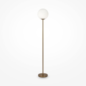 Lampadar, Lampa de podea moderna RING alama 212109 universul-luminii.ro