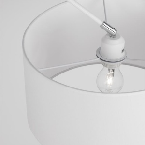 Lampadar / Lampa de podea tip arc SAMA alb NVL-9401653 - Img 4