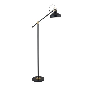 Lampadar/Lampa din metal reglabila stil vintage SCHILLER negru/patina 157199 universul-luminii.ro
