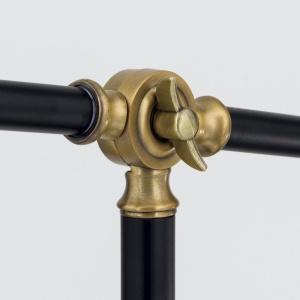Lampadar/Lampa din metal reglabila stil vintage SCHILLER negru/patina 235549 universul-luminii.ro