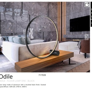 Lampadar LED de podea design modern Odile - Img 5