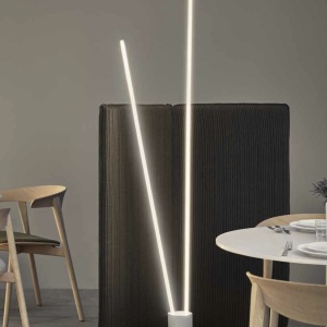 Lampadar LED design modern minimalist VERTICAL 44W alb - Img 3