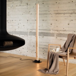 Lampadar LED design natural lemn Craft pt 119689 universul-luminii.ro