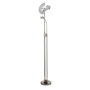 Lampadar LED, Lampa de podea design modern Gio, nickel satinat EU1024SNCC SRT 87249 universul-luminii.ro