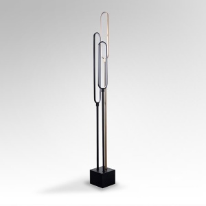 Lampadar LED modern Colette auriu roze, negru 249929 universul-luminii.ro