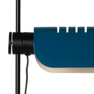 Lampadar metal stil retro cu abajur ajustabil MARTINICA negru, blue - Img 5