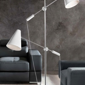 Lampadar reglabil design modern Kaja alb - Img 2