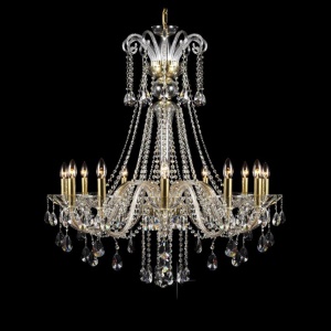Lustra 12 brate cristal Bohemia L11 907/12/1-A - Img 1