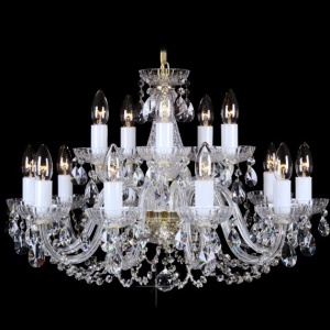 Lustra 15 brate cristal Bohemia L11 006/15/1-A