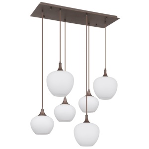 Lustra 6L design modern Maxy cafea 134539 universul-luminii.ro