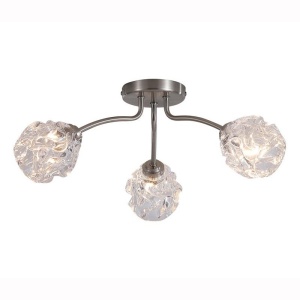 Lustra aplicata 3 becuri metal nickel satinat Astral 625579 universul-luminii.ro