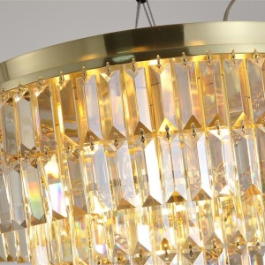 Lustra aplicata cristal Empire 6L, baie IP44 628339 universul-luminii.ro