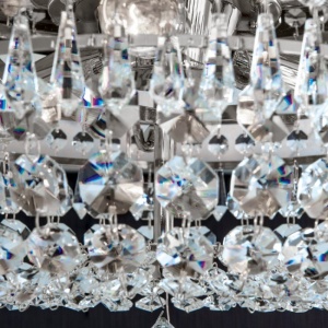 Lustra aplicata cristal Schöler design de lux Sheraton 35cm, chrome 176019 universul-luminii.ro