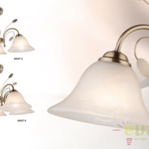 Lustra aplicata cu 3 brate, design clasic POSADAS 69007-3 GL 69129 universul-luminii.ro