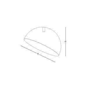 Lustra aplicata design decorativ Doris D-70cm alb/auriu - Img 4