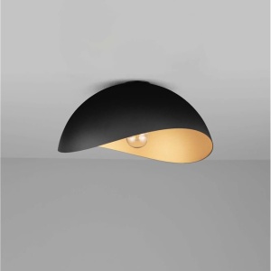 Lustra aplicata design decorativ OPSI negru/auriu D-40cm - Img 3