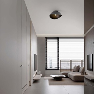 Lustra aplicata design decorativ OPSI negru D-50cm - Img 2