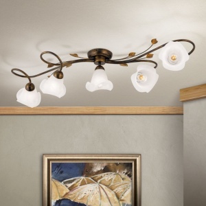 Lustra aplicata design elegant SISI 5L antique - Img 1