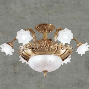 Lustra aplicata design floral LUX realizata manual Rose 162359 universul-luminii.ro