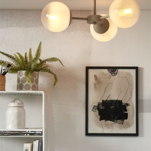 Lustra aplicata design modern minimalist Aspen 3L gradient/alb 141519 universul-luminii.ro