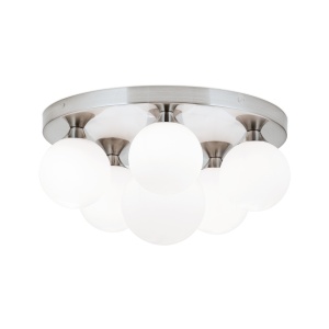 Lustra aplicata design modern SNOWWHITE 6L crom satin - Img 4