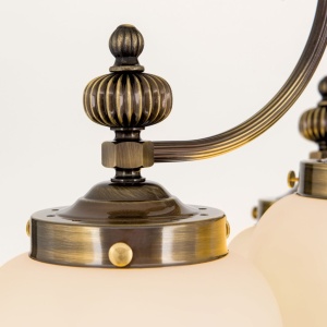 Lustra aplicata eleganta stil clasic Nostalgie 4L patina/ champagne 163799 universul-luminii.ro