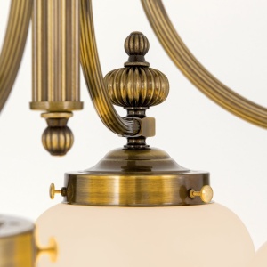 Lustra aplicata eleganta stil clasic Nostalgie 4L patina/ champagne 241439 universul-luminii.ro