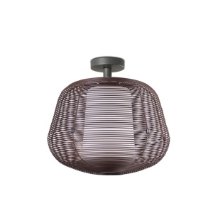 Lustra aplicata iluminat exterior decorativ IP54 NARA S maro rustic