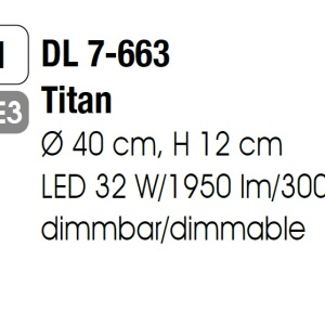 Lustra aplicata LED dimabila design modern circular Float 40cm 93799 universul-luminii.ro