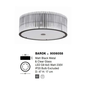 Lustra aplicata, Plafoniera moderna design deosebit BAROK - Img 3