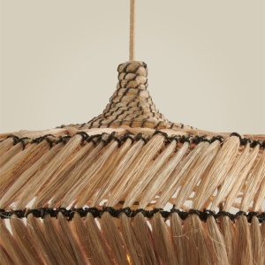 Lustra boho style Rinjani 60x29cm natural, M - Img 6
