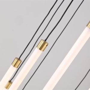 Lustra casa scarii cu 12 Tuburi LED CCT, telecomanda Flare 624589 universul-luminii.ro