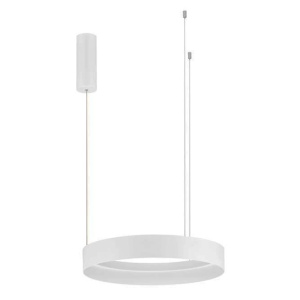 Lustra circulara aluminiu alb LED CCT LUMIA 50cm