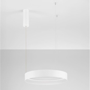 Lustra circulara aluminiu alb LED CCT LUMIA 50cm 632629 universul-luminii.ro